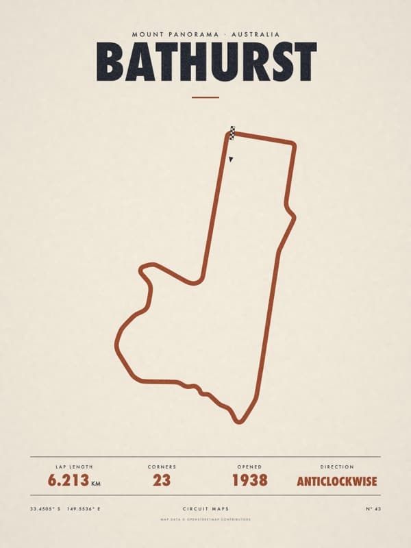 BATHURST print