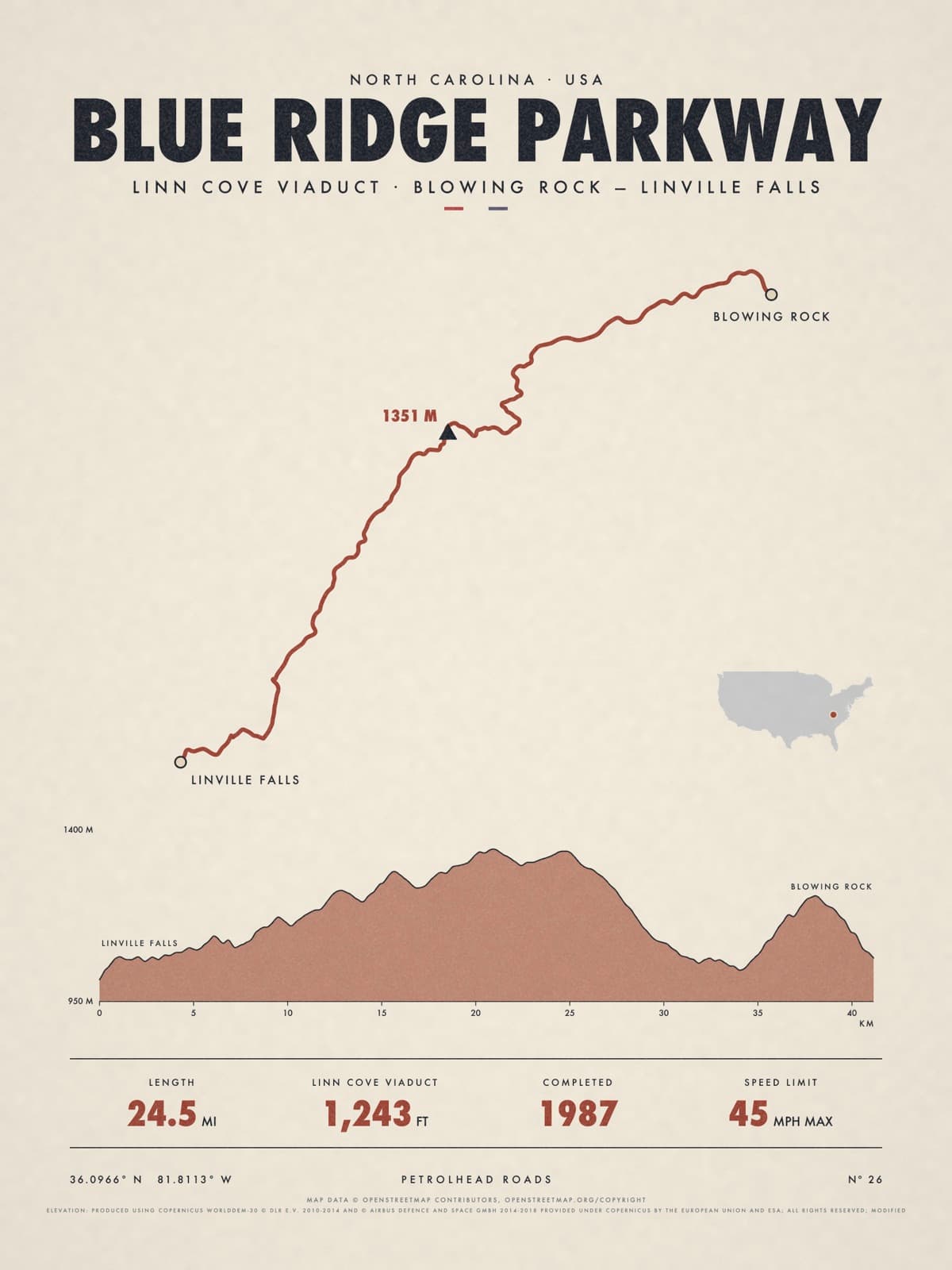BLUE RIDGE PARKWAY print
