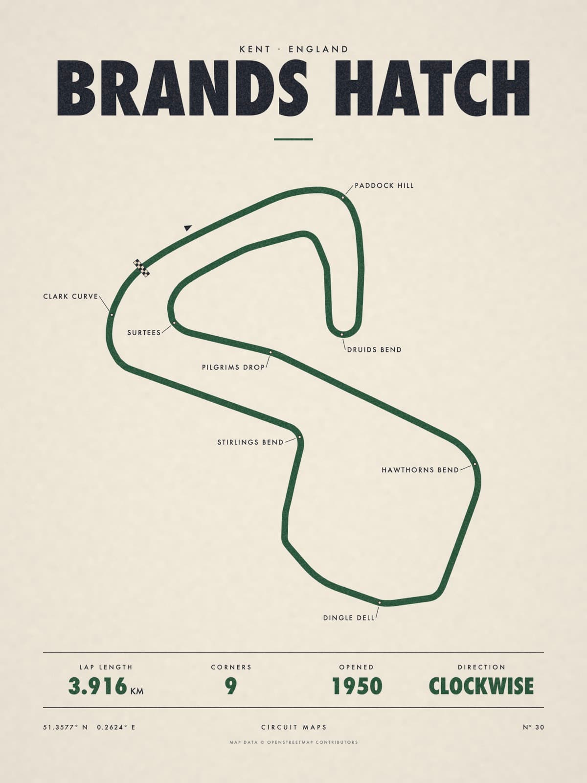 BRANDS HATCH print