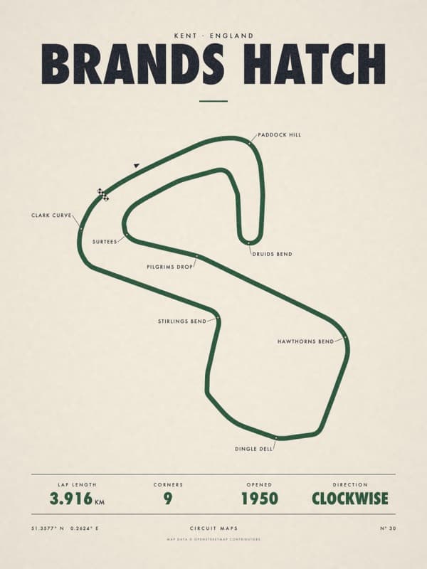 BRANDS HATCH print