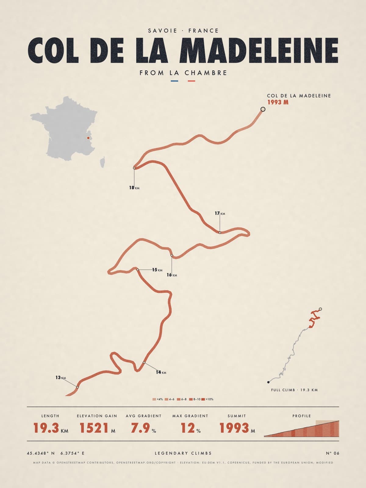 COL DE LA MADELEINE print
