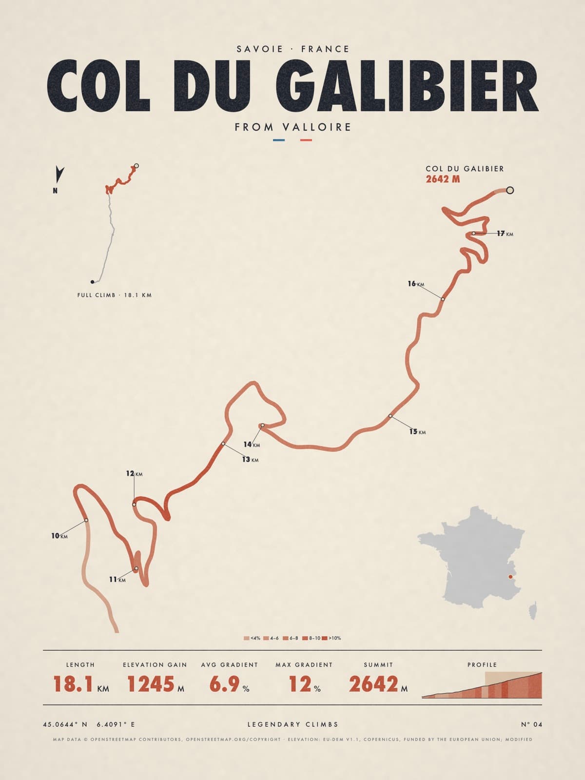 COL DU GALIBIER print