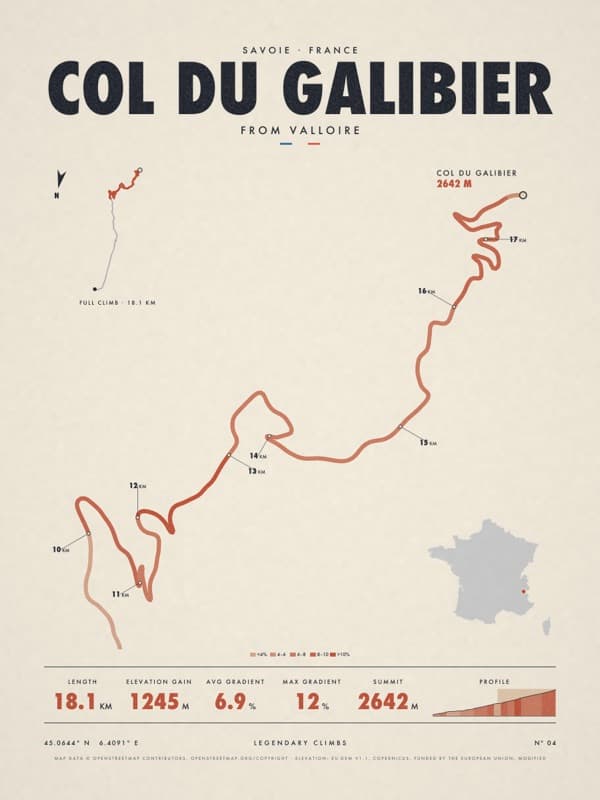 COL DU GALIBIER print