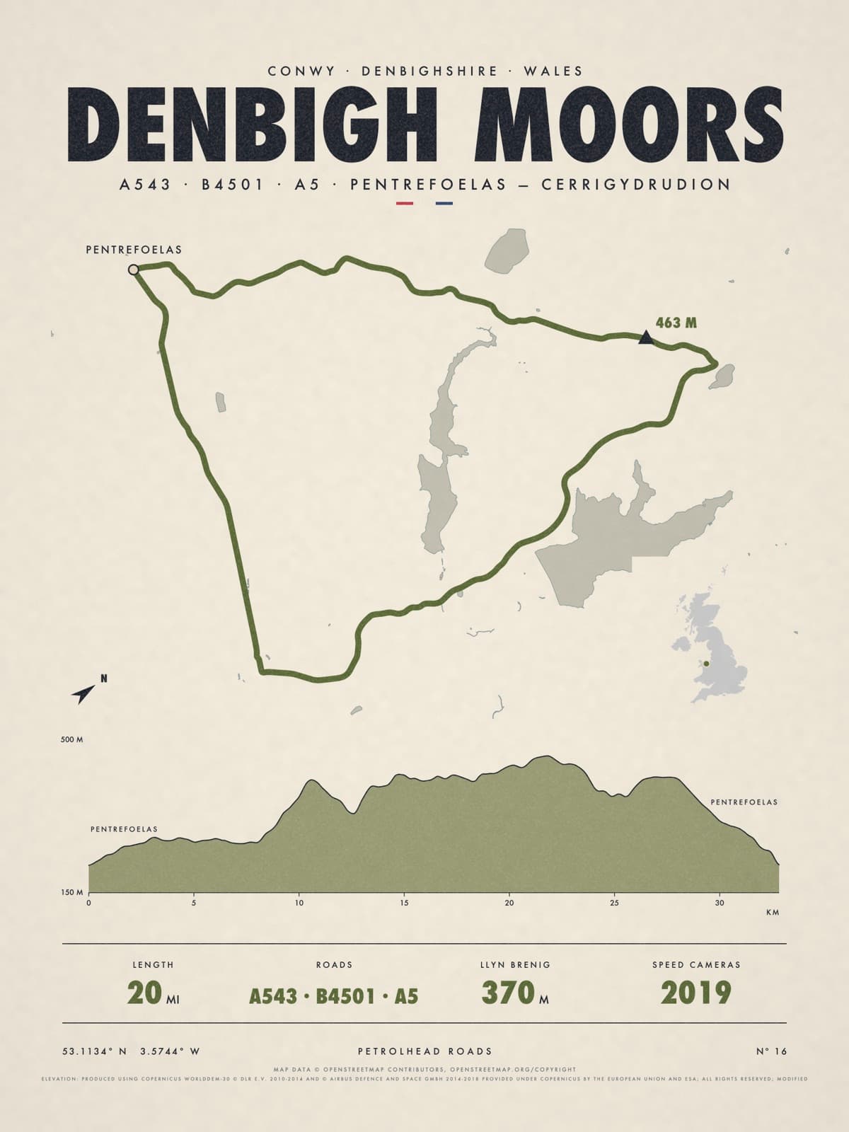 DENBIGH MOORS print