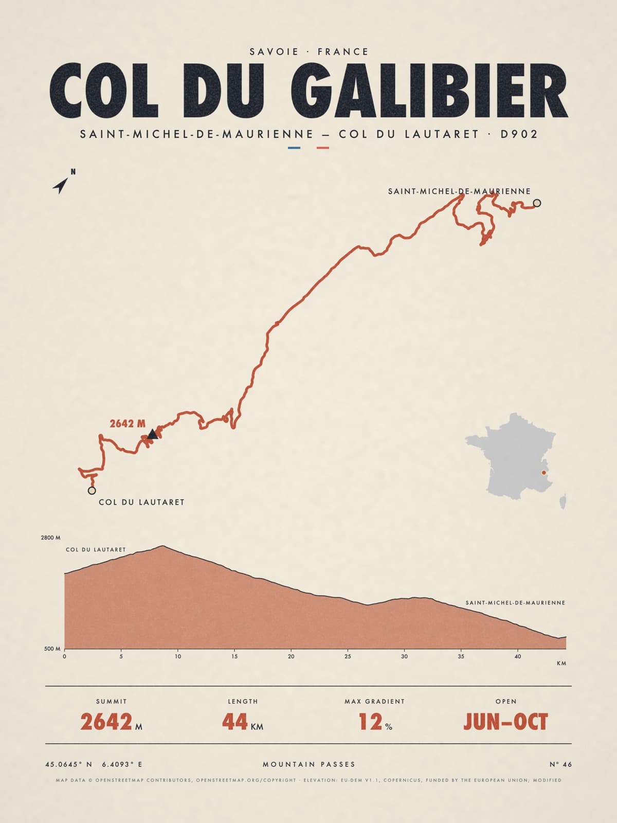 COL DU GALIBIER print