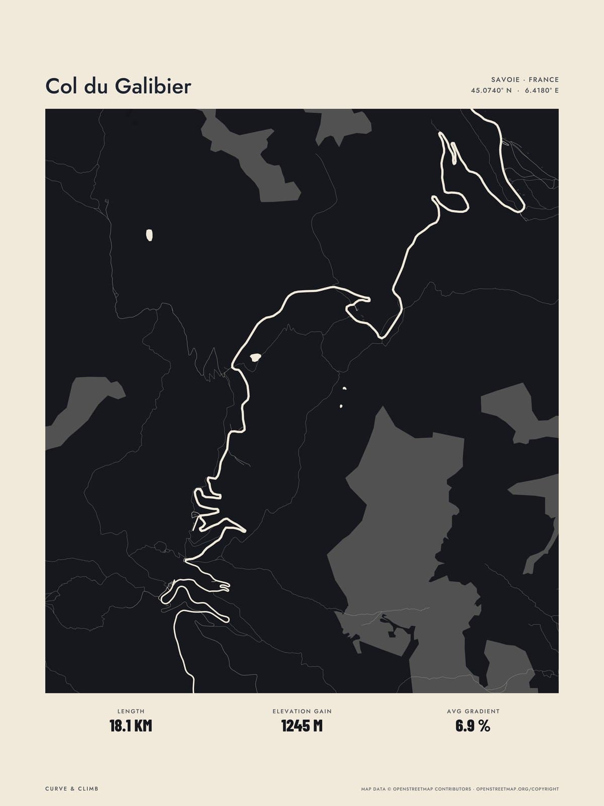 COL DU GALIBIER print