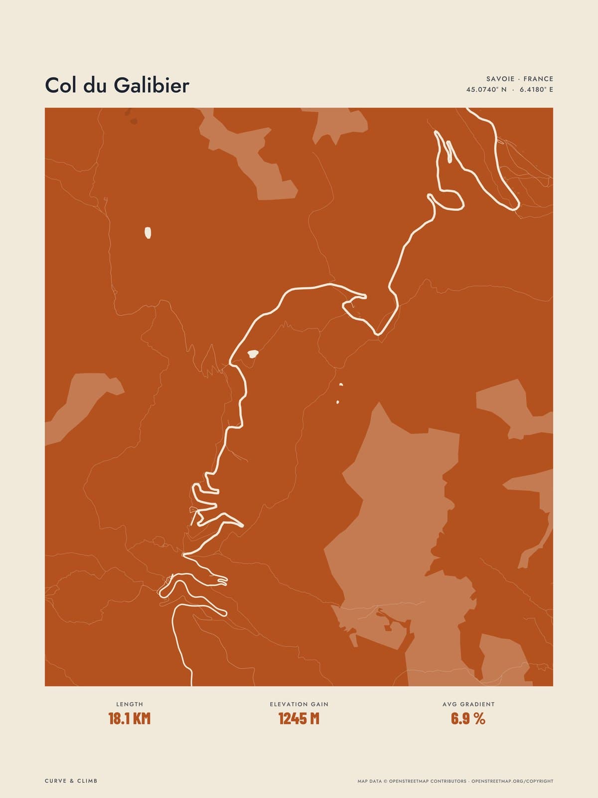 COL DU GALIBIER print
