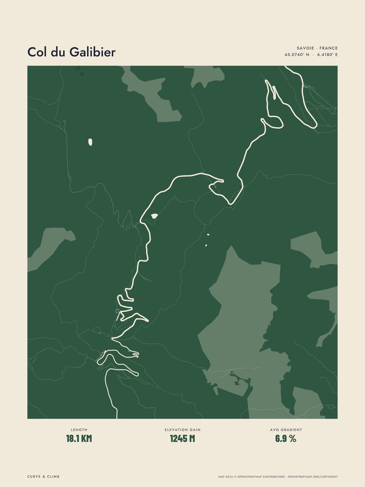 COL DU GALIBIER print