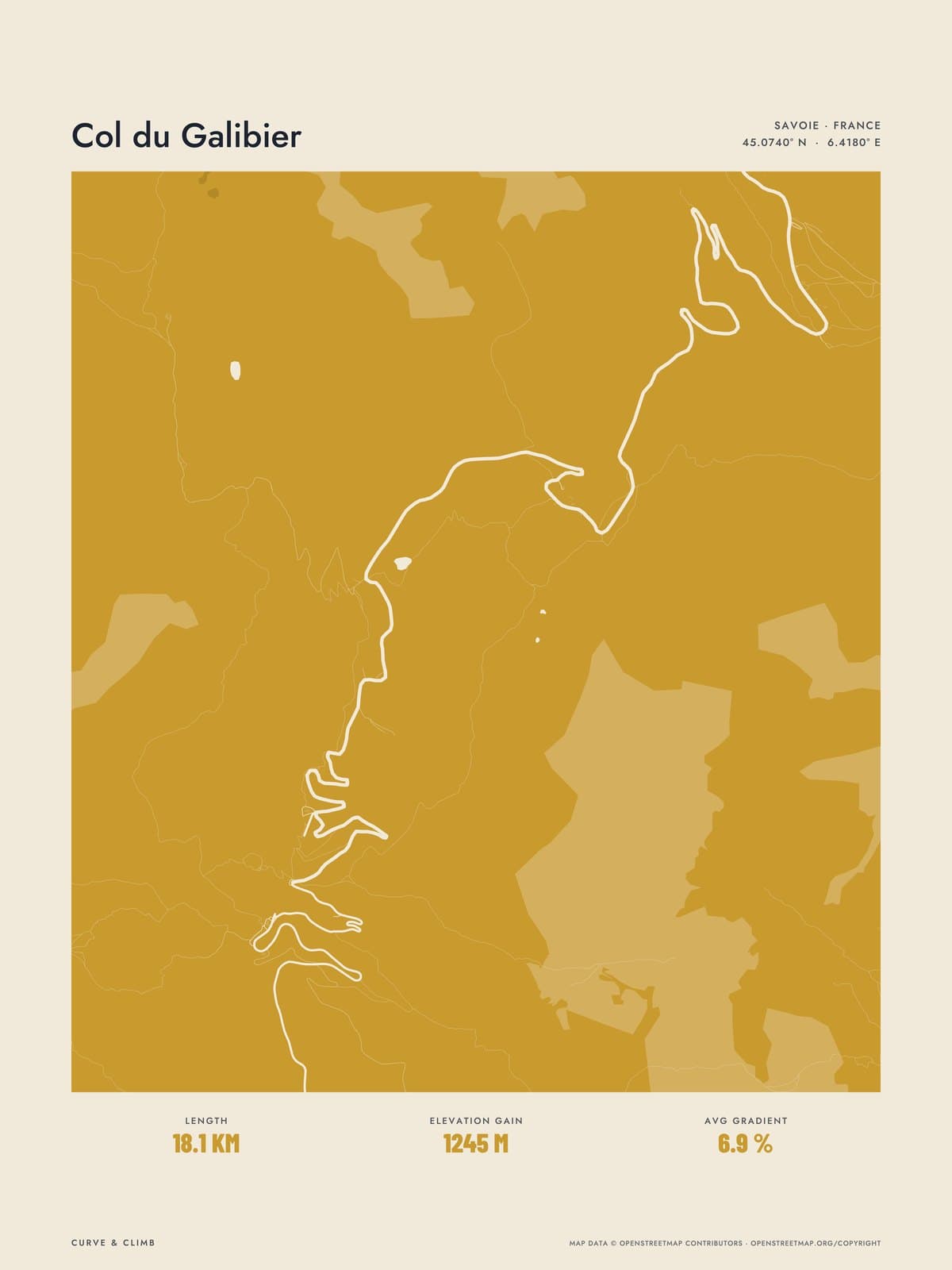 COL DU GALIBIER print