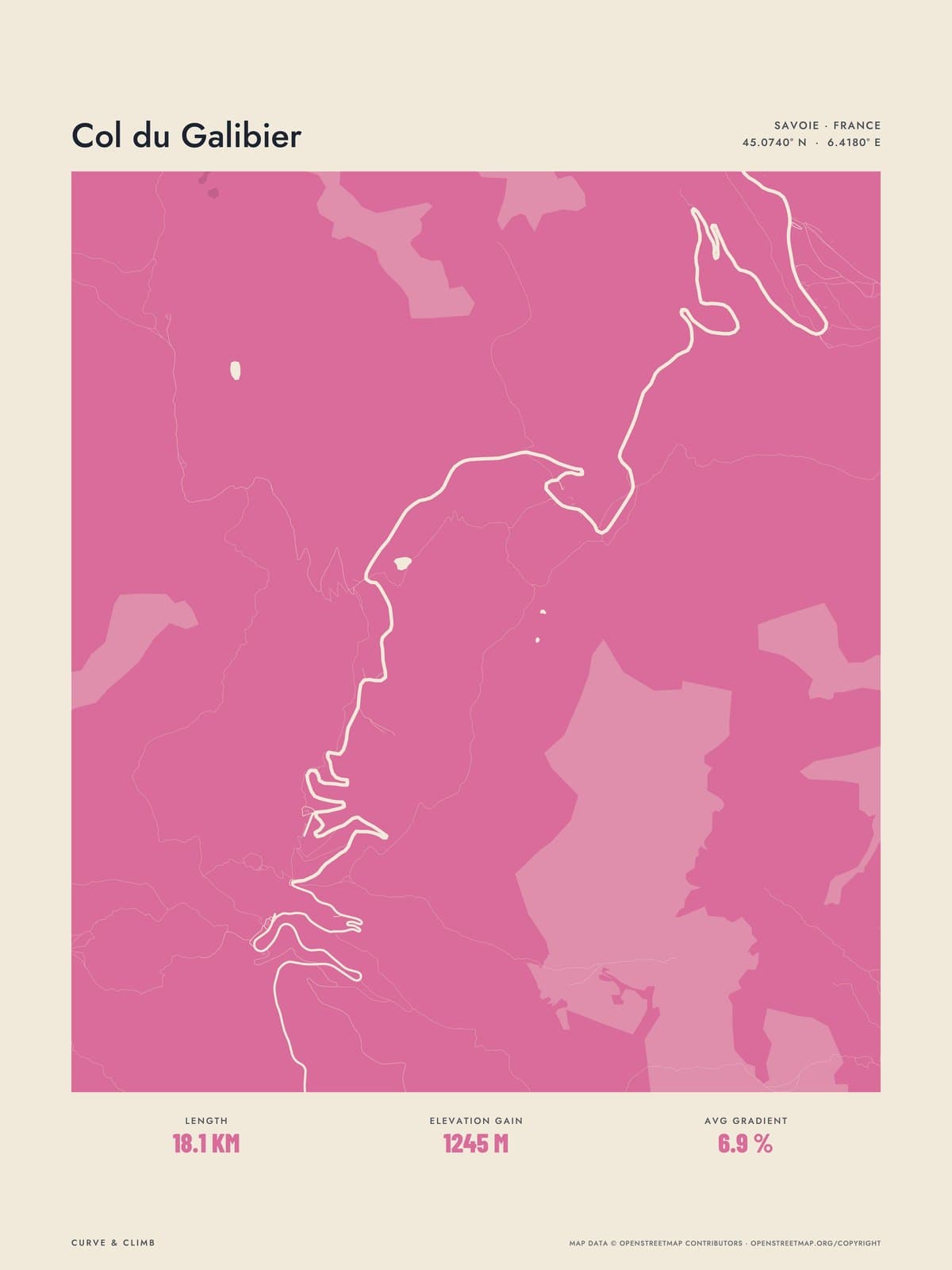 COL DU GALIBIER print