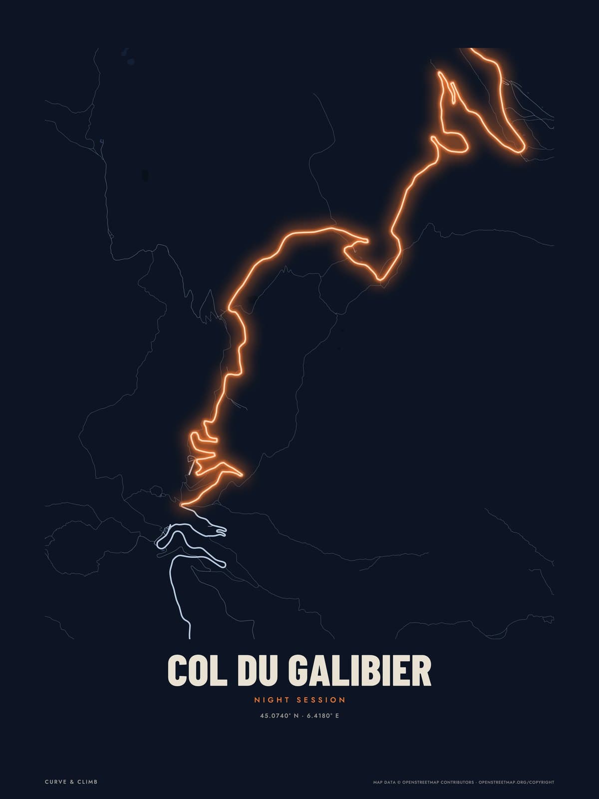 COL DU GALIBIER print