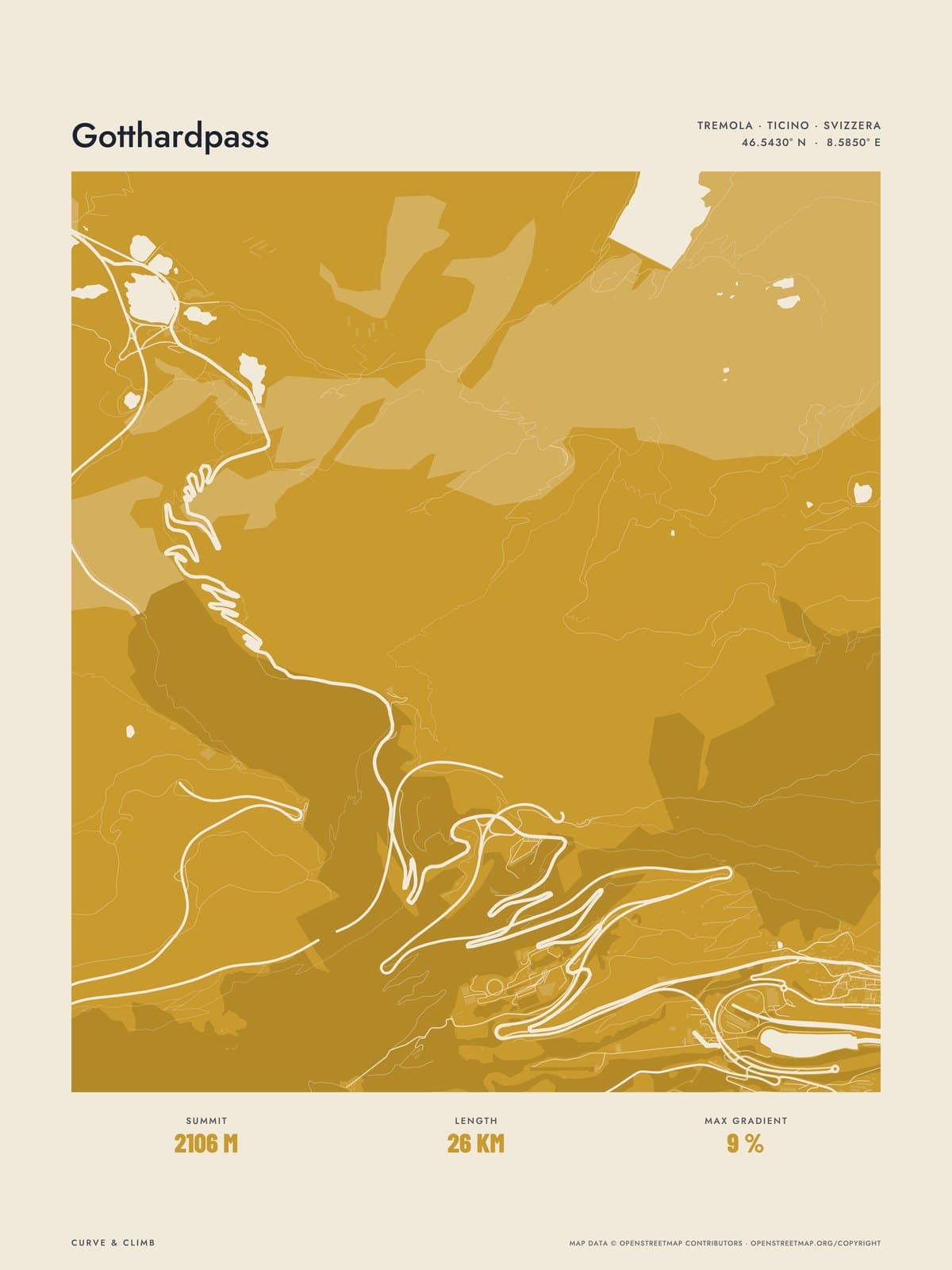GOTTHARDPASS print