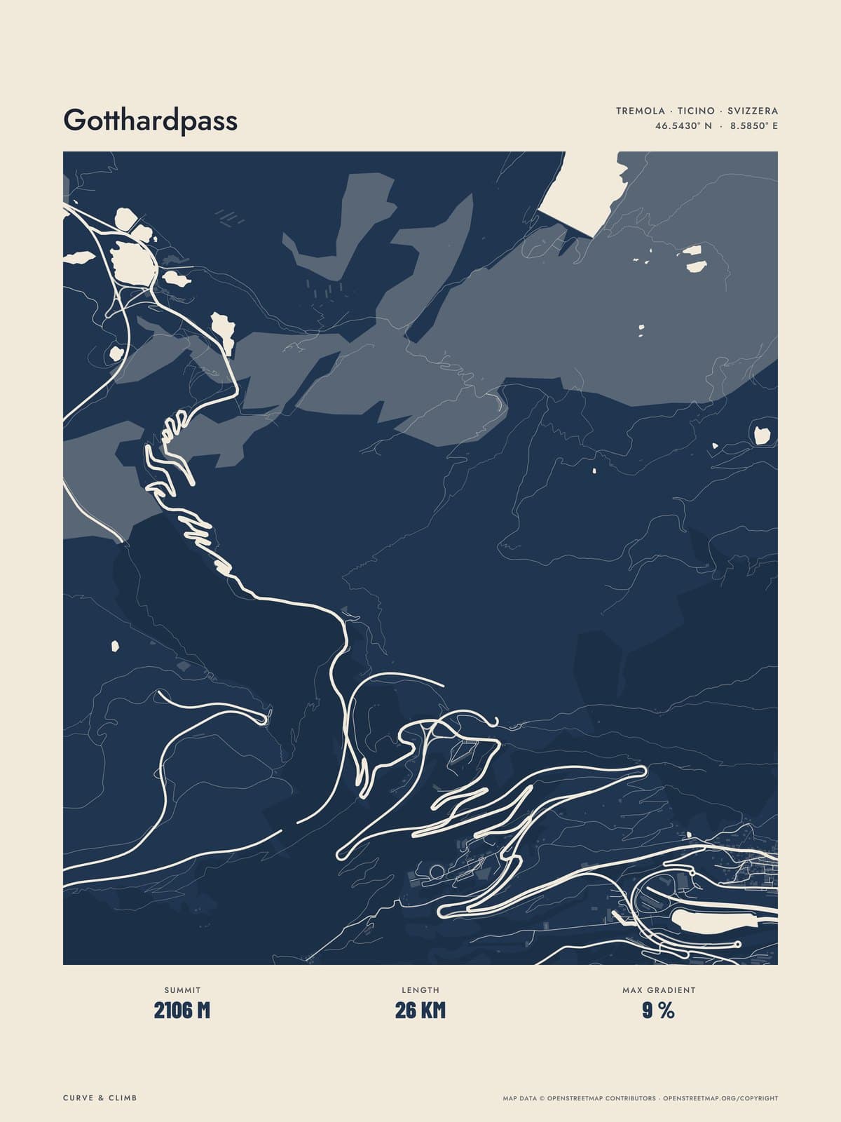 GOTTHARDPASS print