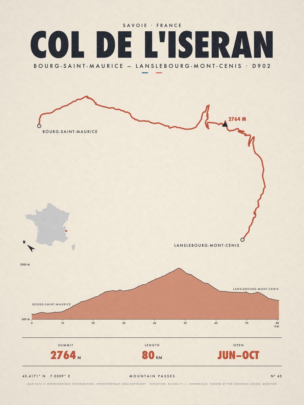 COL DE L'ISERAN print