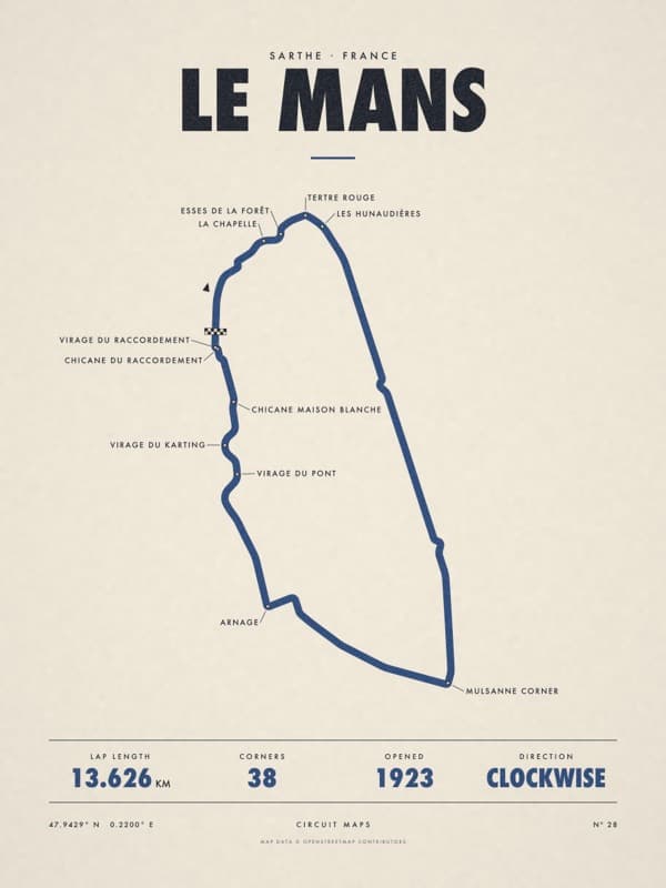 LE MANS print