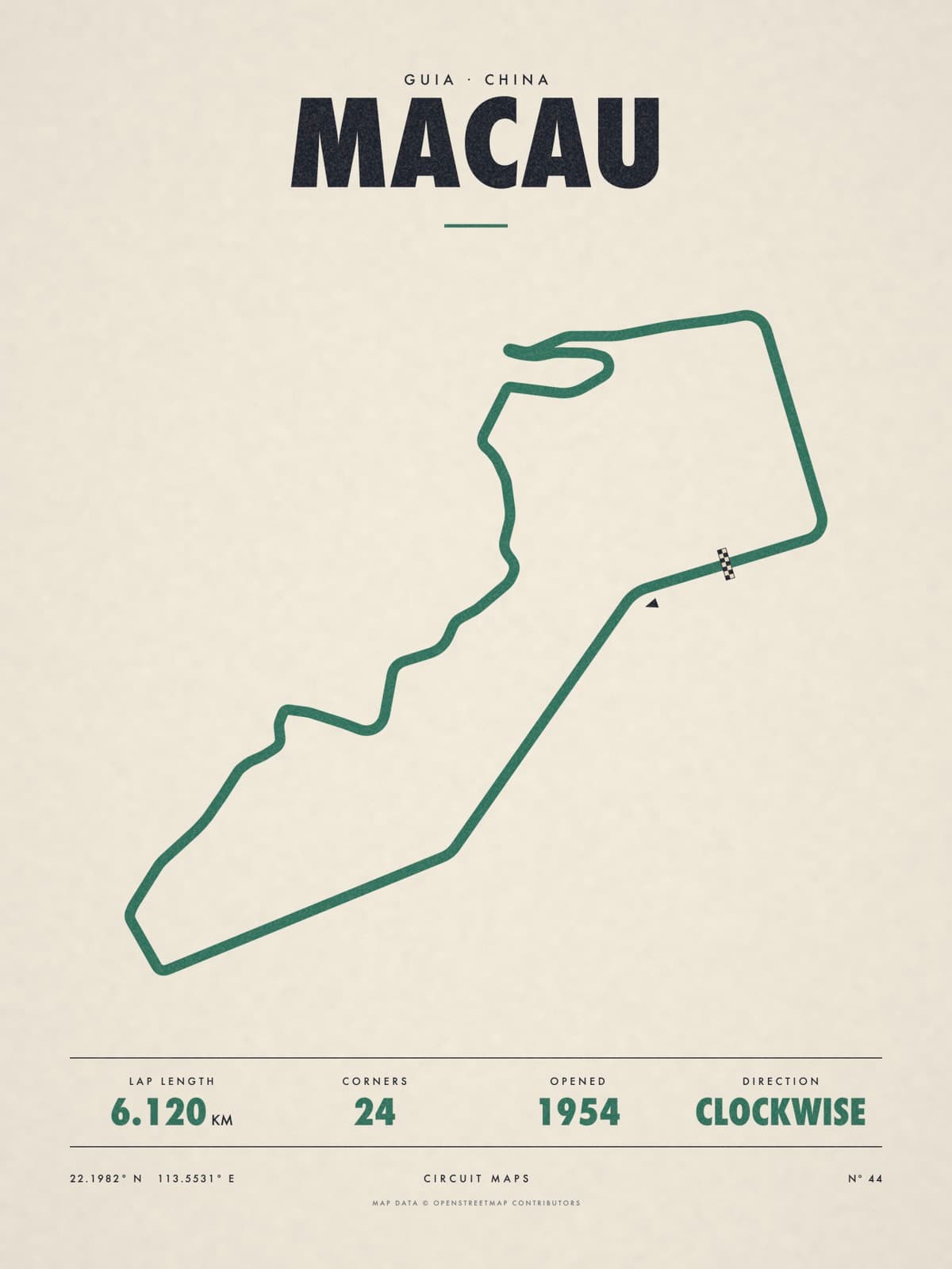 MACAU print