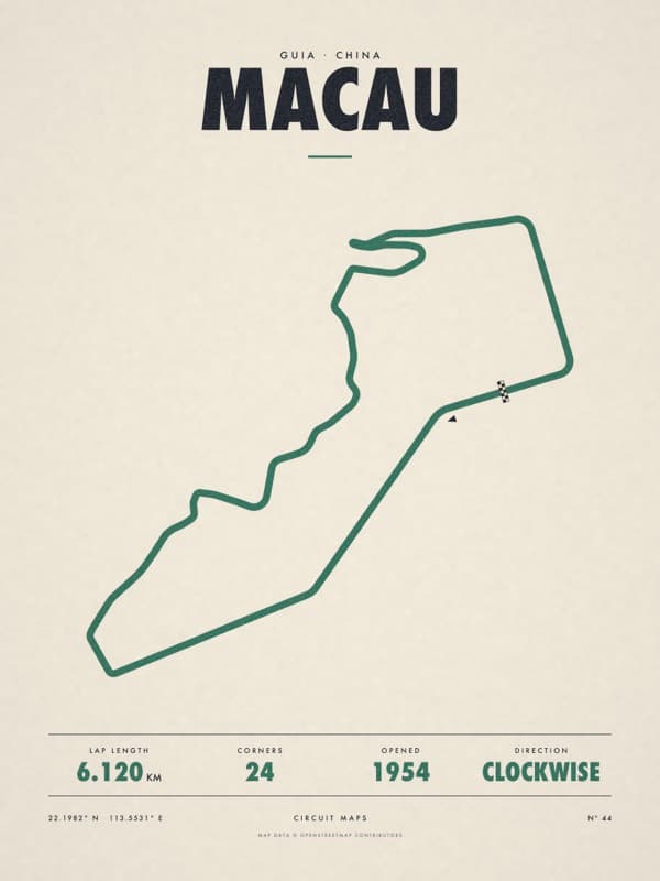MACAU print