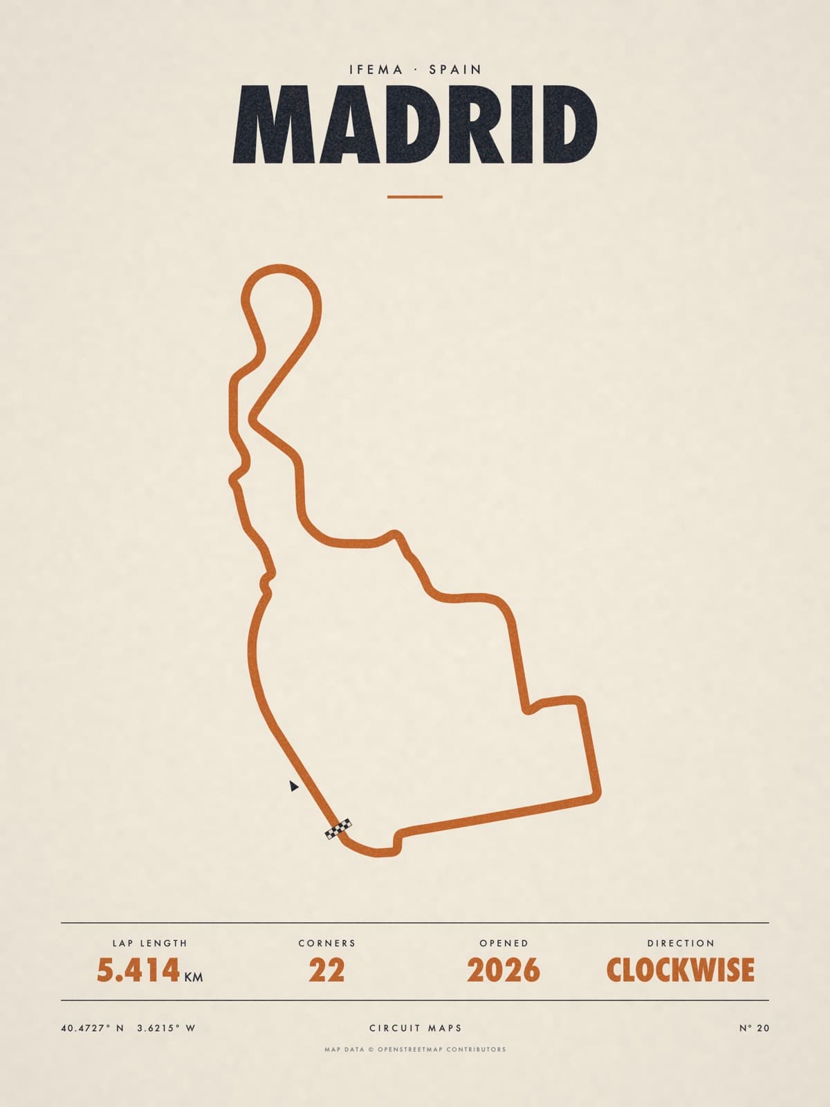 MADRID print