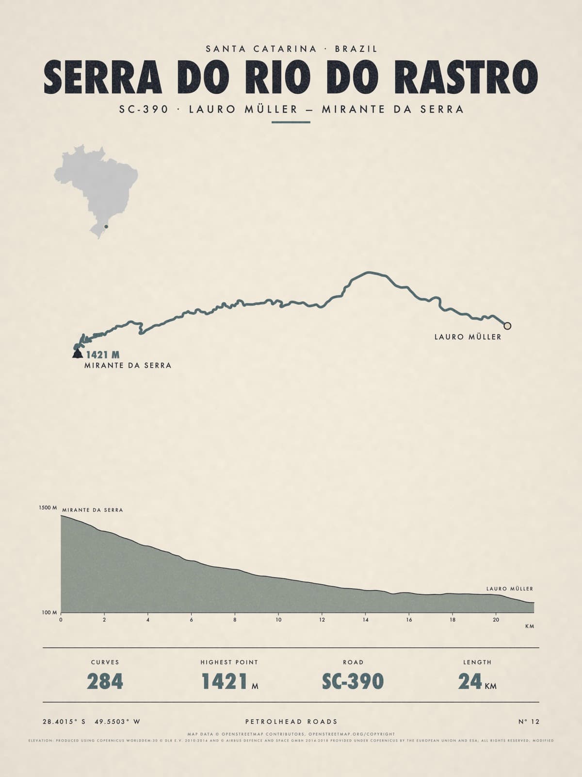 SERRA DO RIO DO RASTRO print