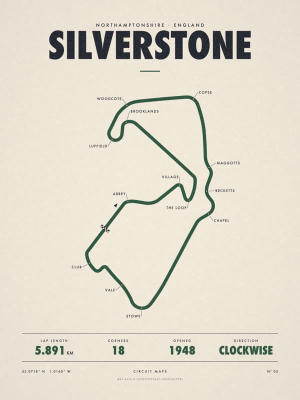 SILVERSTONE print