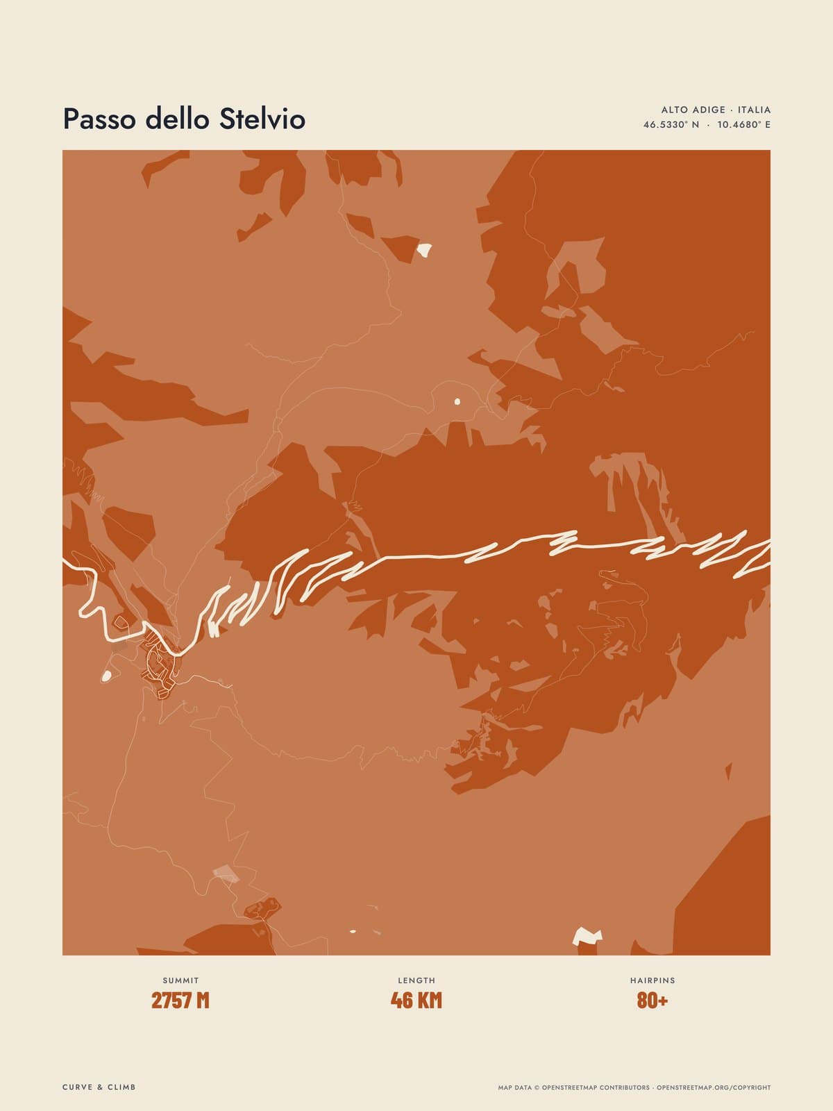 PASSO DELLO STELVIO print