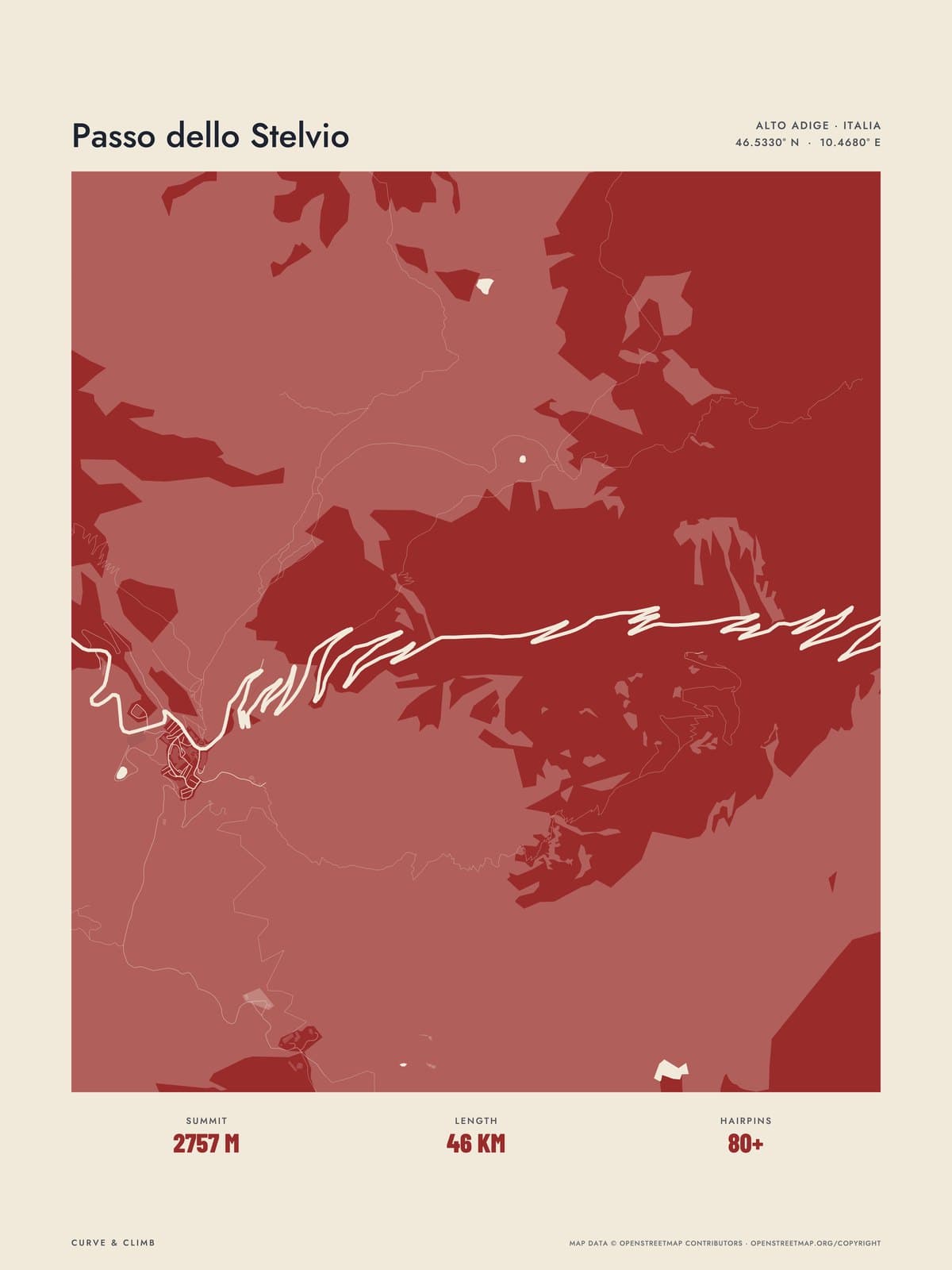 PASSO DELLO STELVIO print