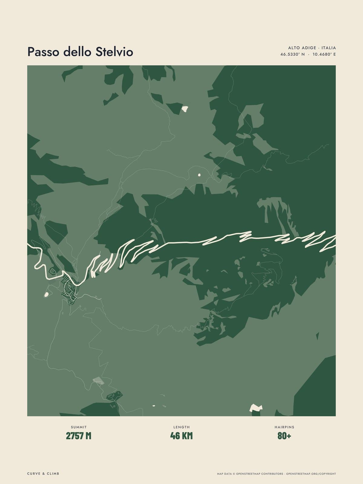 PASSO DELLO STELVIO print