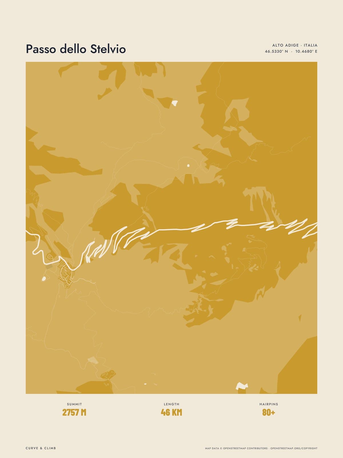 PASSO DELLO STELVIO print