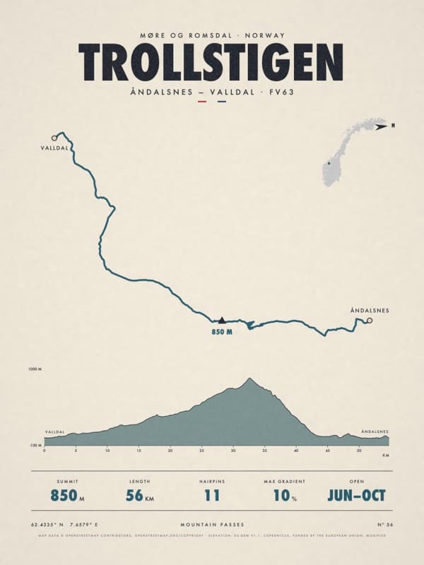 TROLLSTIGEN print
