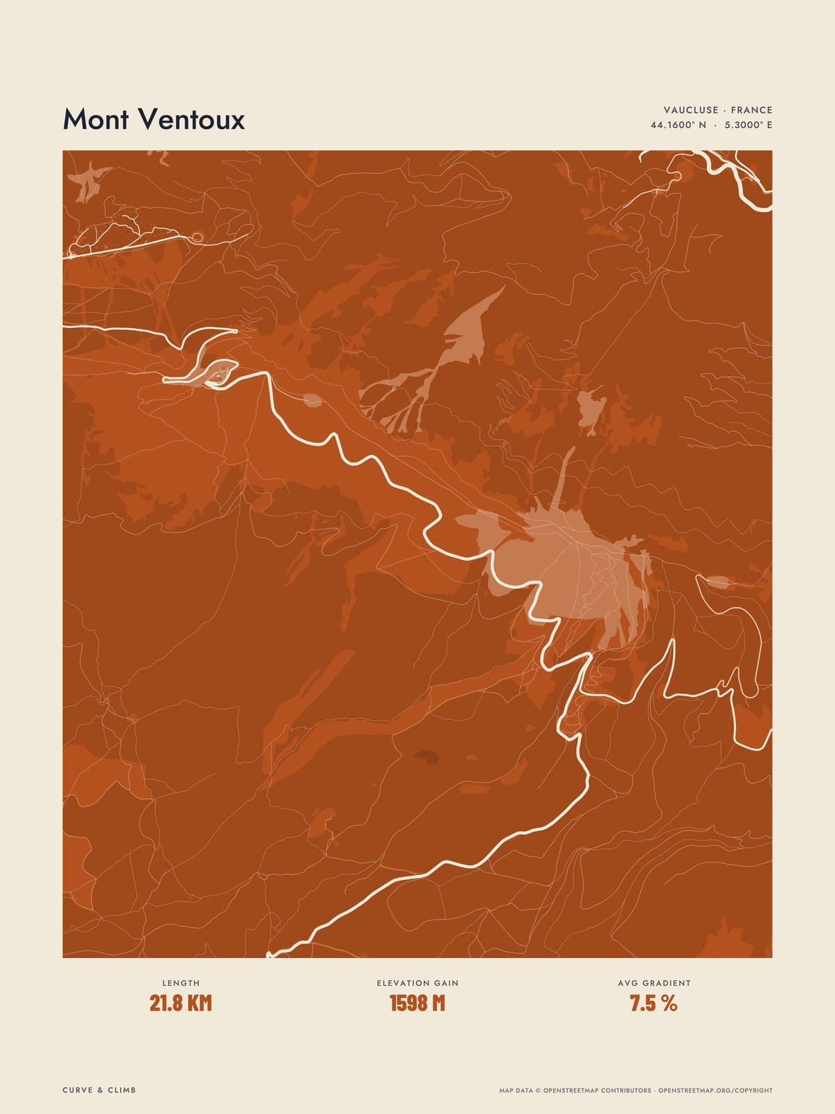 MONT VENTOUX print