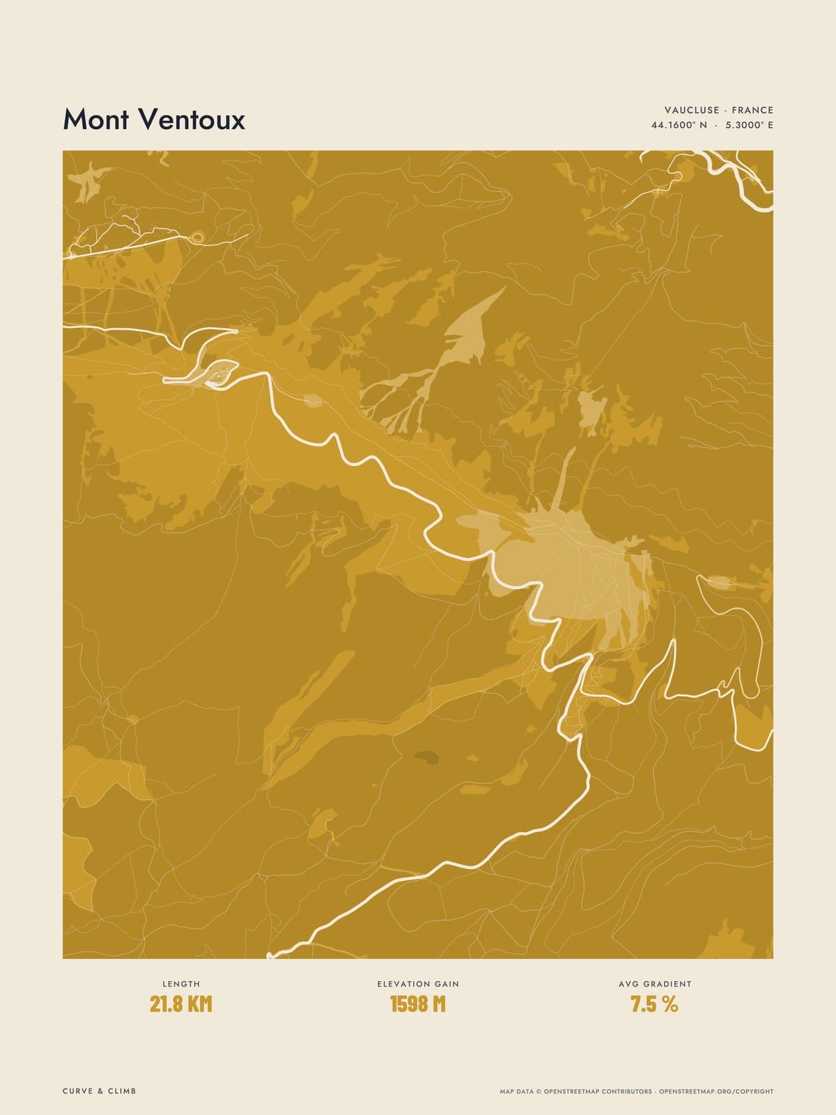 MONT VENTOUX print