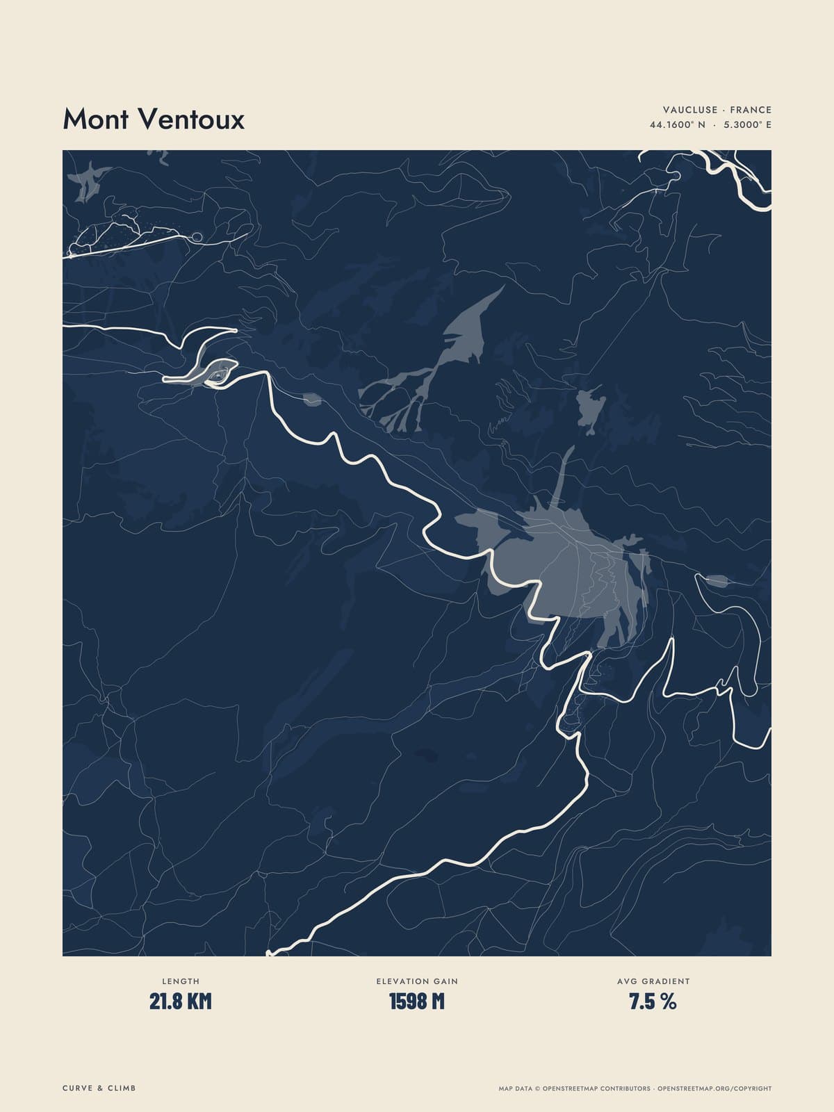 MONT VENTOUX print