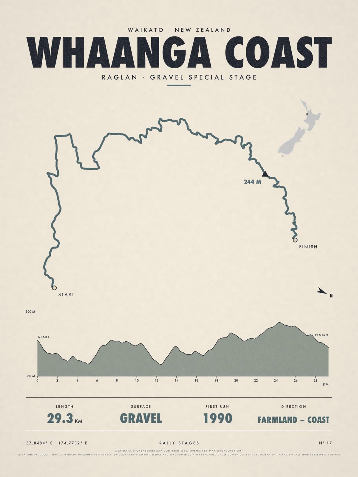 WHAANGA COAST print