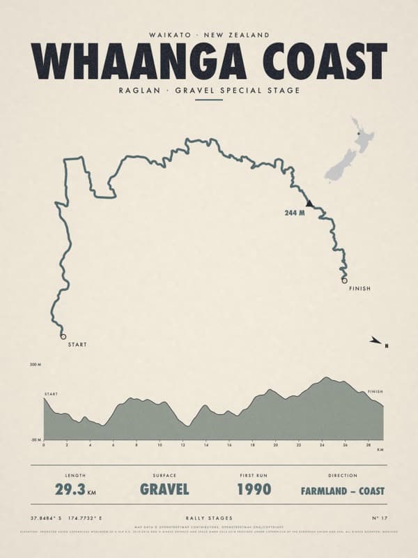 WHAANGA COAST print
