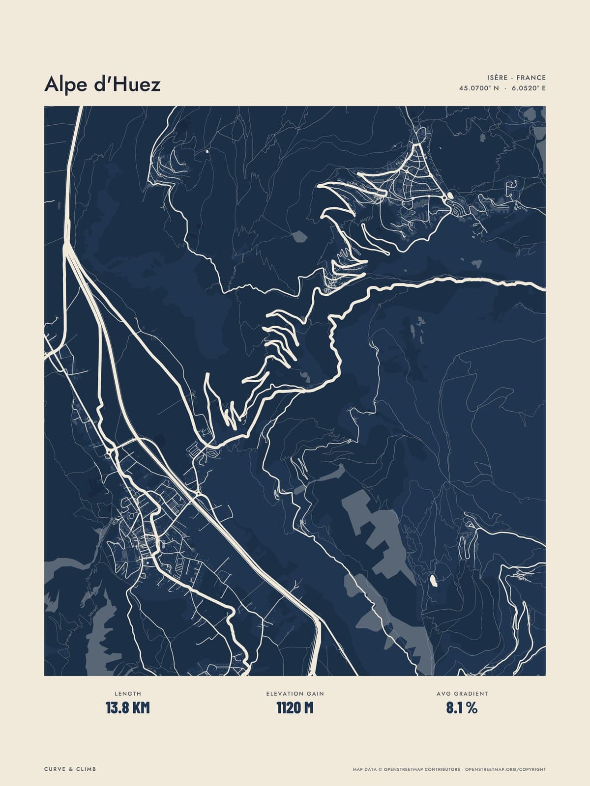 ALPE D'HUEZ print