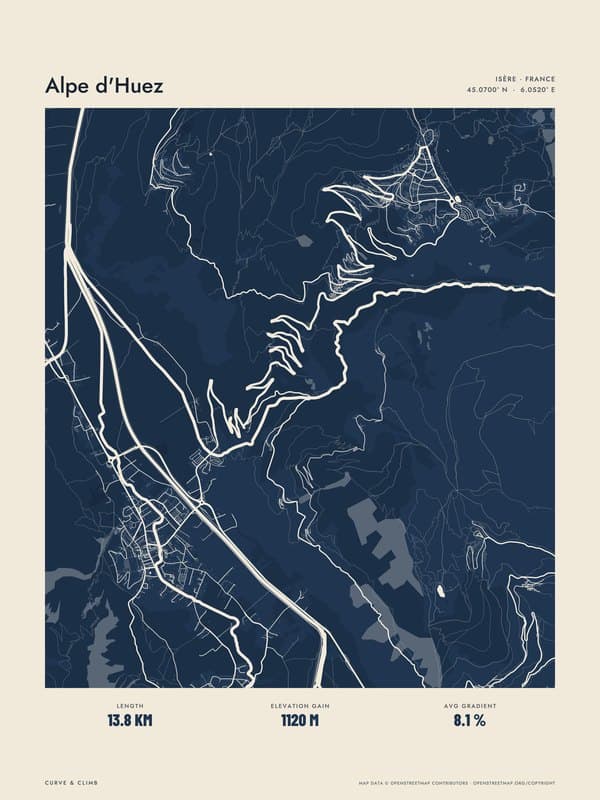 ALPE D'HUEZ print