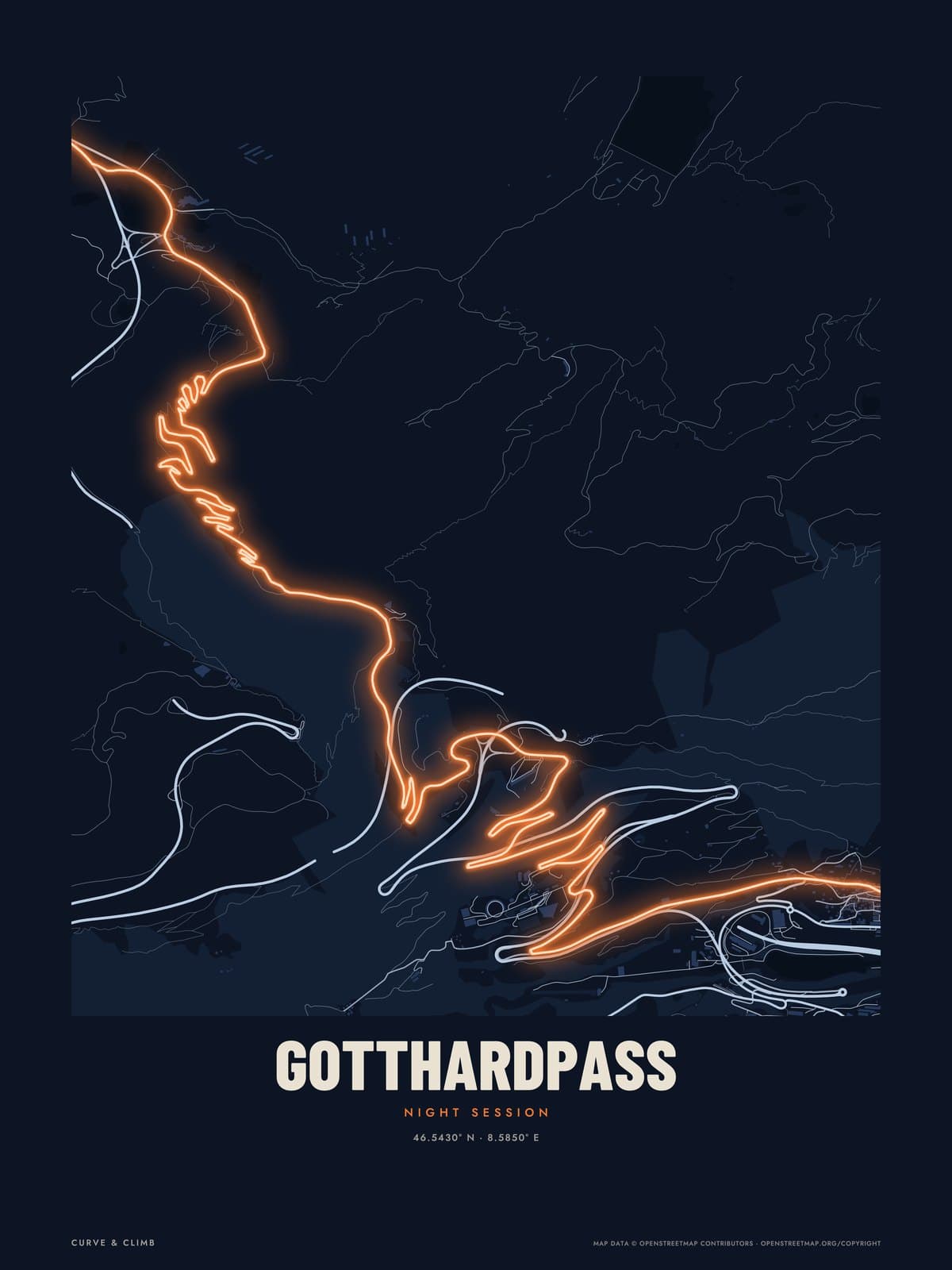 GOTTHARDPASS print