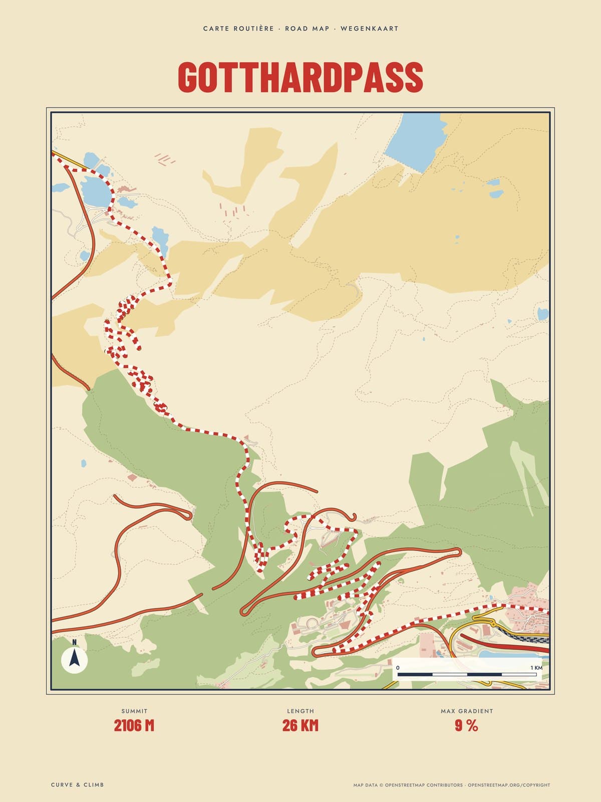 GOTTHARDPASS print
