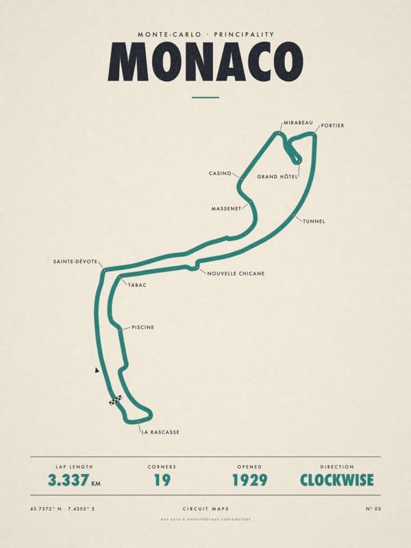 MONACO print