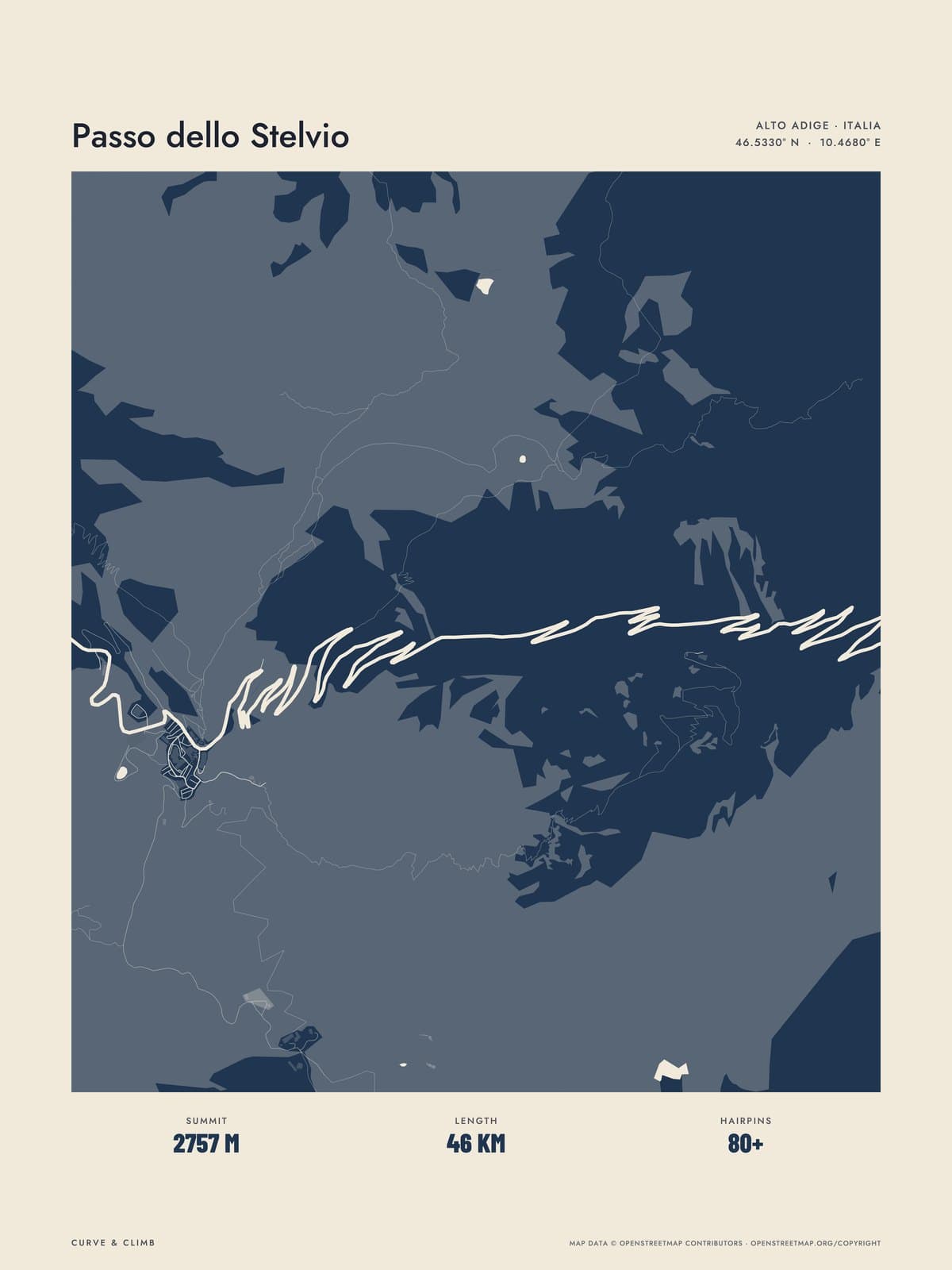 PASSO DELLO STELVIO print