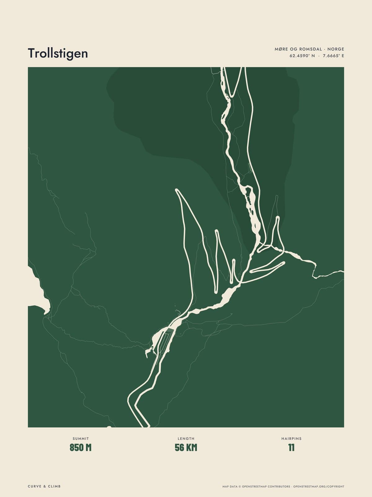 TROLLSTIGEN print