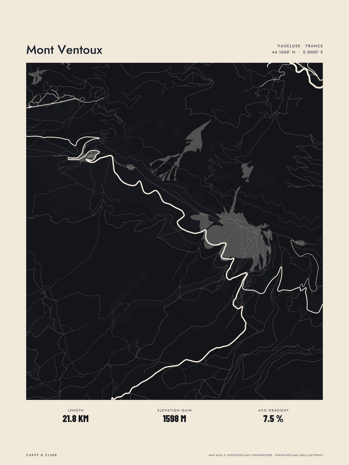 MONT VENTOUX print