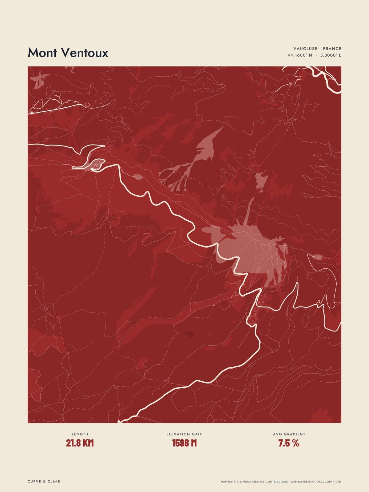 MONT VENTOUX print