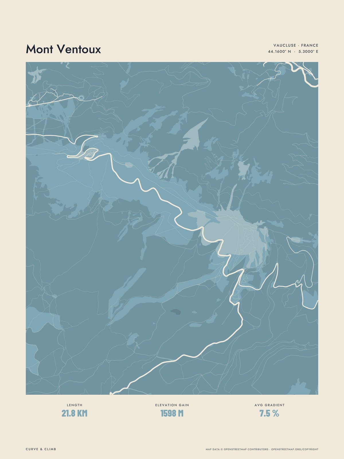 MONT VENTOUX print