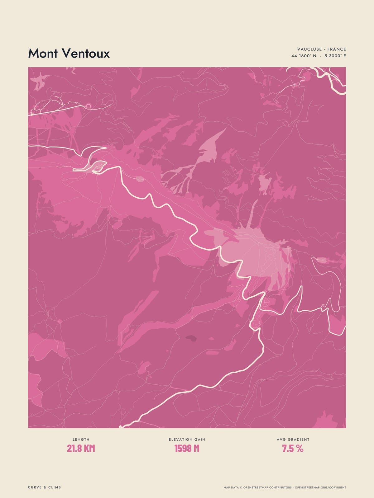 MONT VENTOUX print
